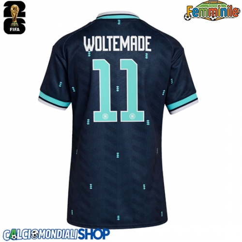 Maglie da calcio Germania Nick Woltemade #11 Seconda Maglia Femminile Mondiali 2026  Manica Corta